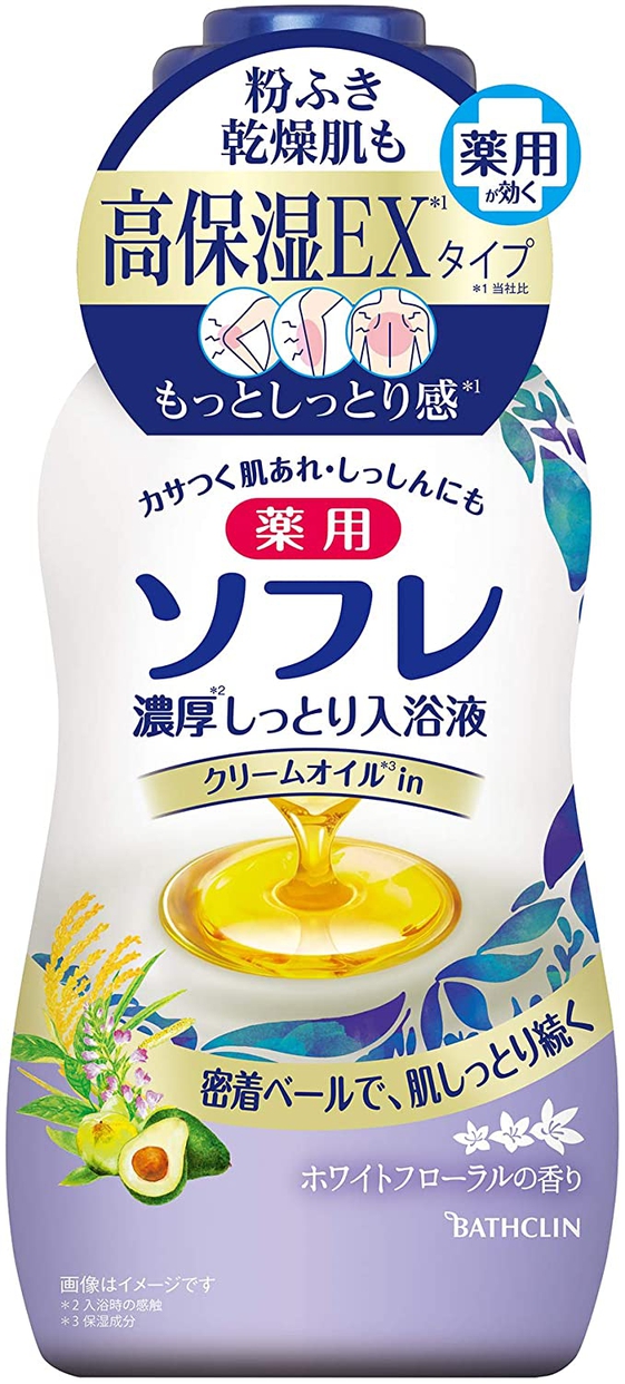 BATHCLIN(バスクリン) 薬用ソフレ 濃厚しっとり入浴液の商品画像1 