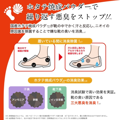 Baby Foot(ベビーフット) 靴の消臭除菌パウダーの商品画像5 