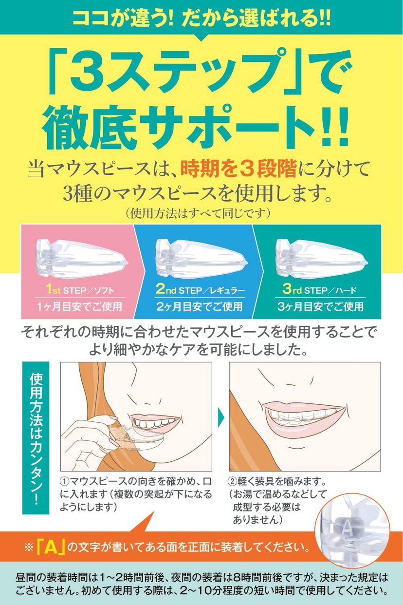 Cutona(キュトナ) マウスピース 歯ぎしり 日本語説明書付の商品画像4 