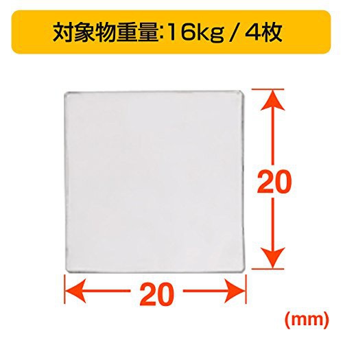 SANWA SUPPLY(サンワサプライ) 透明両面粘着ゴム(小) QL-53CLの商品画像6 
