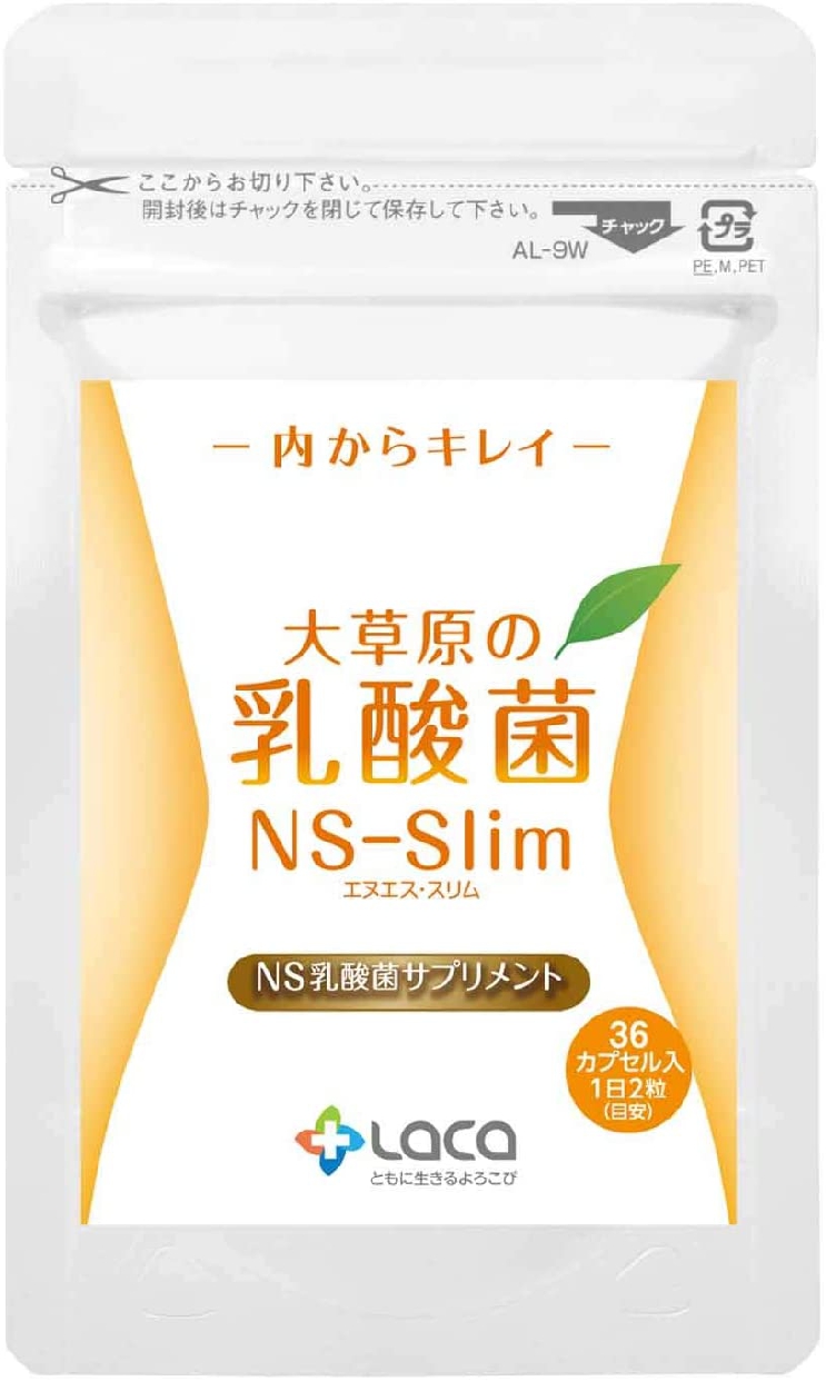 ラクア 大草原の乳酸菌NS-Slim(36粒)