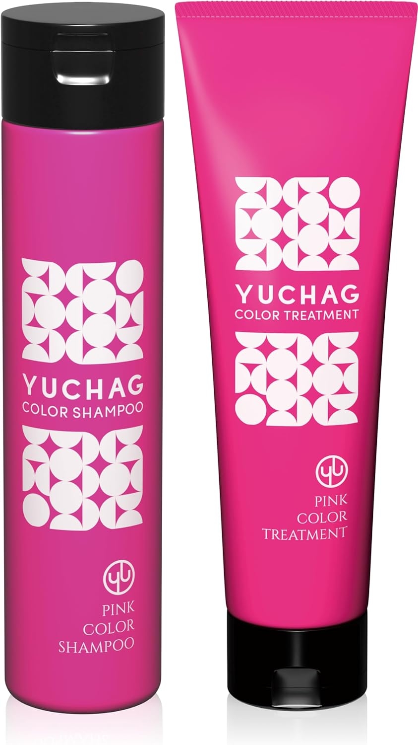 YUCHAG(ユチャ) カラーシャンプー／カラートリートメント ピンク