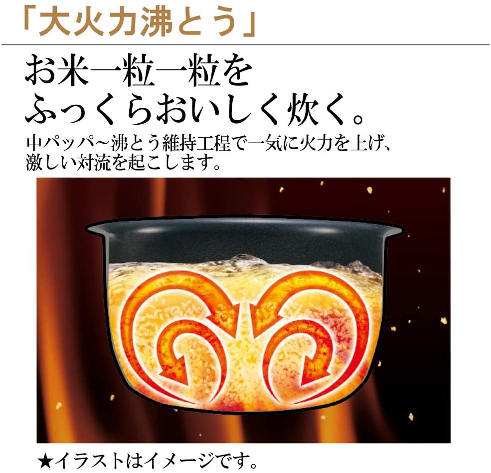 象印(ZOJIRUSHI) 圧力IH炊飯ジャー 極め炊き NW-JB10の商品画像7 