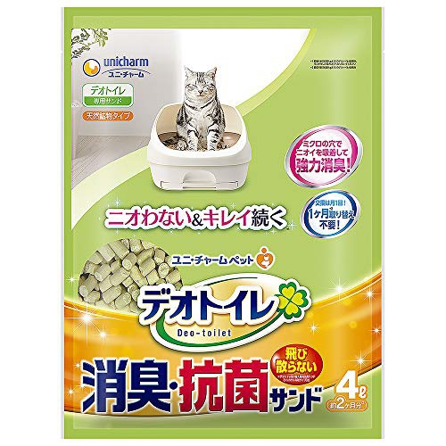 猫砂おすすめ商品：unicharm(ユニチャーム) デオトイレ 飛び散らない消臭・抗菌サンド