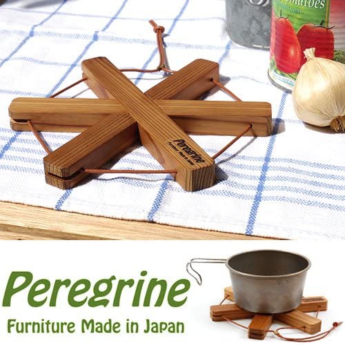 Peregrine Furniture(ペレグリン　ファニチャー) Pod Stand Star 圧縮杉の鍋敷きの商品画像2 