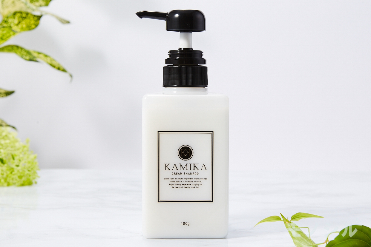 白髪染めシャンプーおすすめ商品：KAMIKA(カミカ) オールインワン黒髪クリームシャンプー