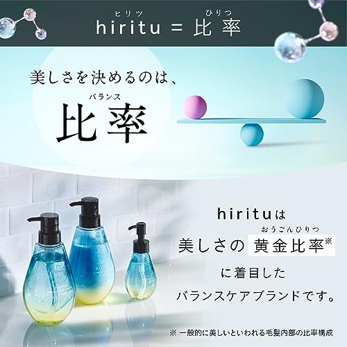 hiritu(ヒリツ) バランスリペアシャンプー モイスト／ヘアトリートメント モイストの商品画像3 