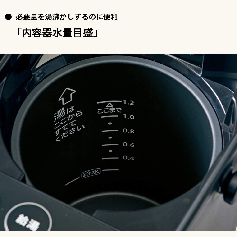 象印(ZOJIRUSHI) STAN. 電動ポット CP-CA12の商品画像7 
