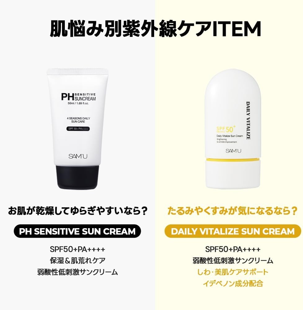 SAM'U(サミュ) PHセンシティブサンクリームの商品画像7 