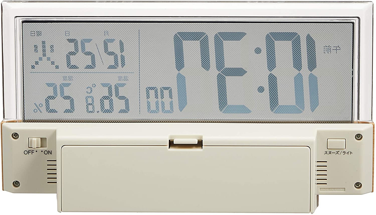 SEIKO(セイコー) 温度・湿度表示付デジタル時計 SQ782Bの商品画像2 