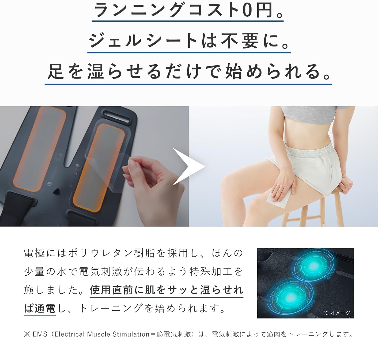 SIXPAD(シックスパッド) レッグベルト2の商品画像6