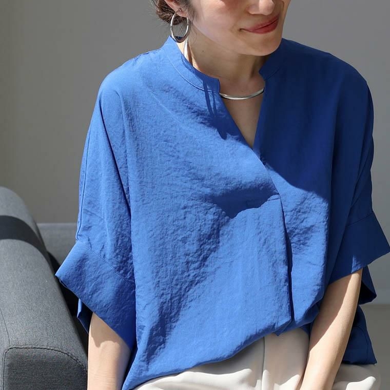 FUNNY COMPANY+(ファニーカンパニー) エステルローンスキッパードルマンブラウスの商品画像8 