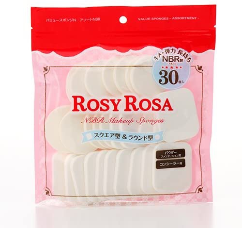 ROSY ROSA(ロージーローザ) バリュースポンジN アソートNBR 30P
