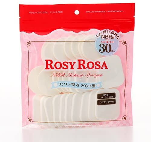 ROSY ROSA(ロージーローザ) バリュースポンジN アソートNBR 30Pの商品画像1 