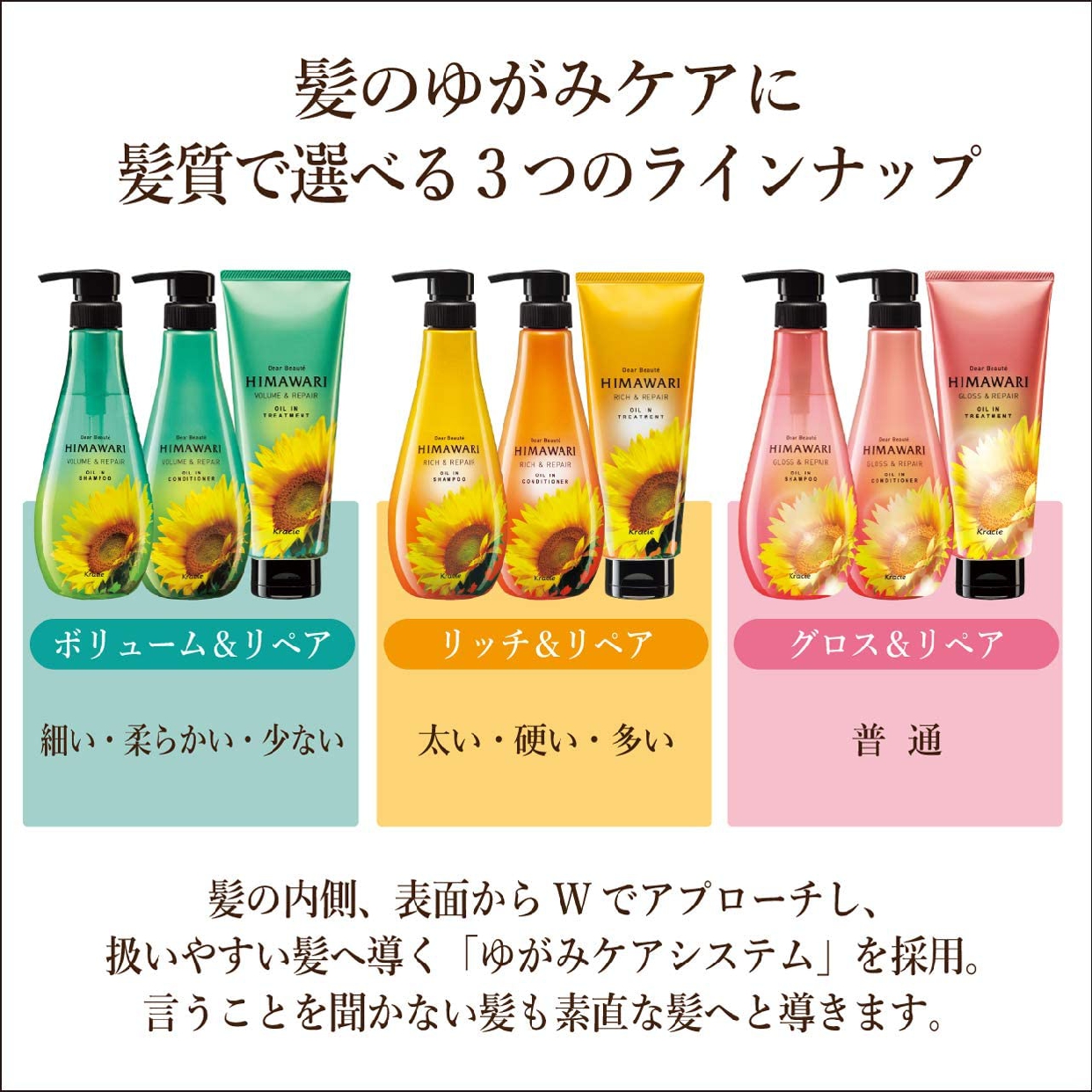 Dear Beauté HIMAWARI(ディアボーテ ヒマワリ) オイルインコンディショナー (リッチ＆リペア)の商品画像5 