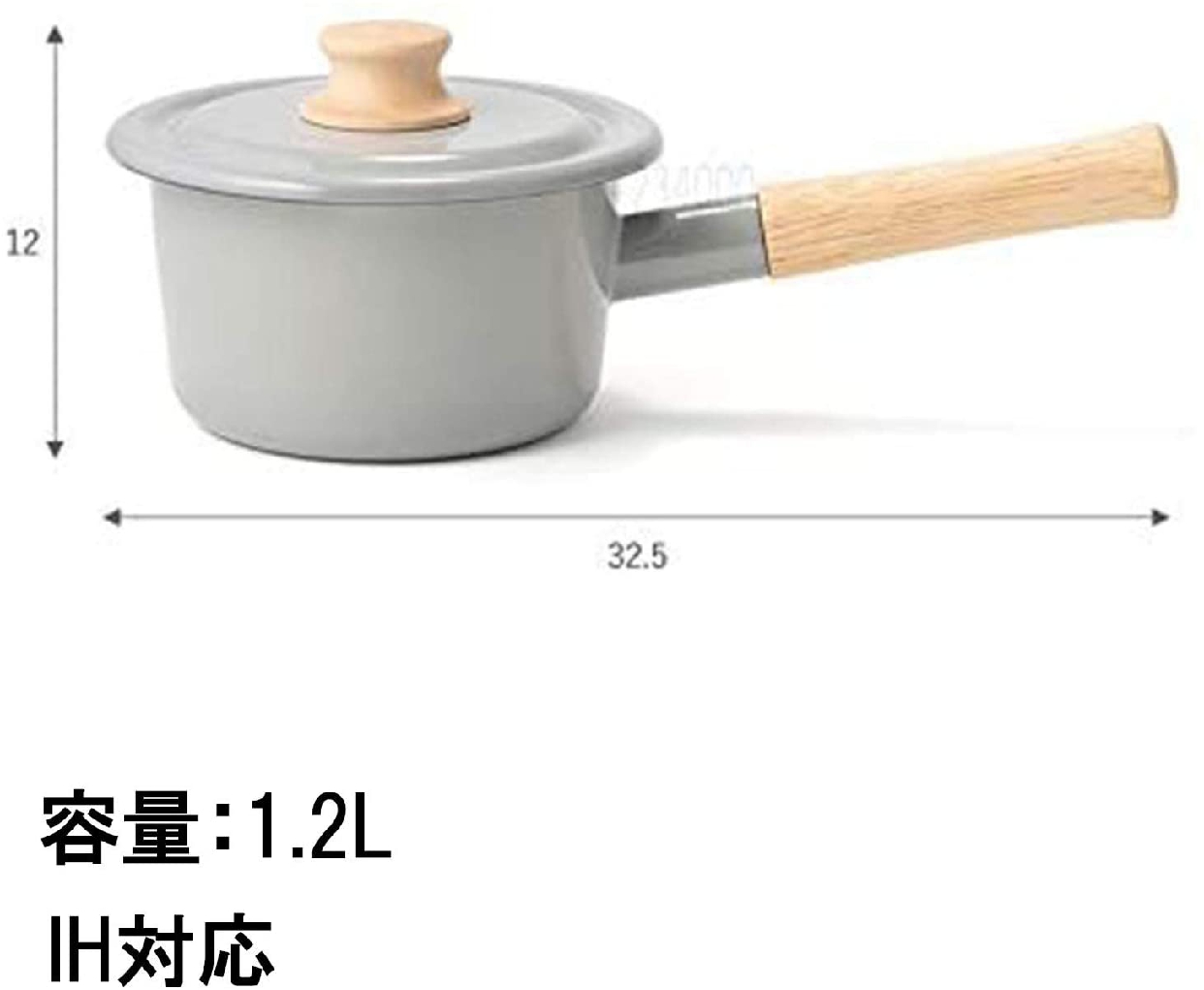 富士ホーロー(FUJIHORO) コットンシリーズ ミルクパン CTN14Mの商品画像サムネ5 
