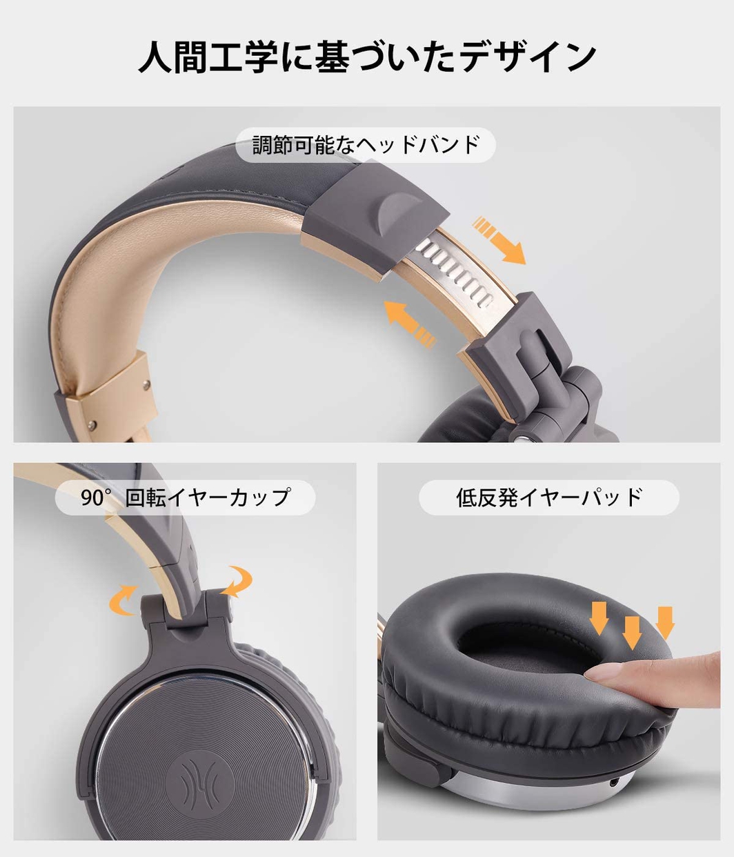 OneOdio(ワンオディオ) モニターヘッドホン Pro10の商品画像サムネ5 