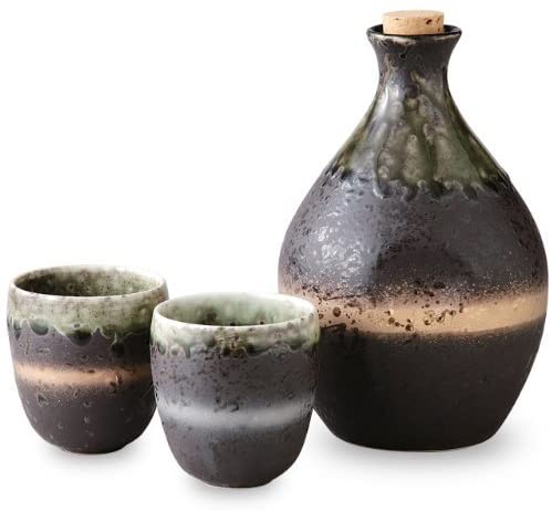 西日本陶器 有田焼 織部金彩 五合酒器揃の商品画像1 