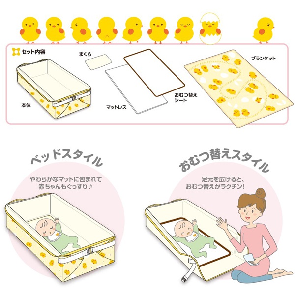 SmartAngel(スマートエンジェル) ポータブルベビーベッドセットの商品画像2 