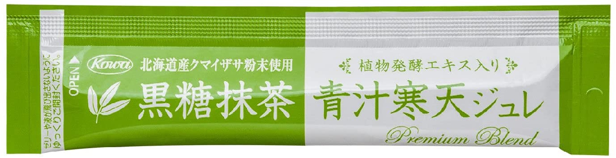 kowa(コーワ) 黒糖 抹茶青汁 寒天ジュレの商品画像2 