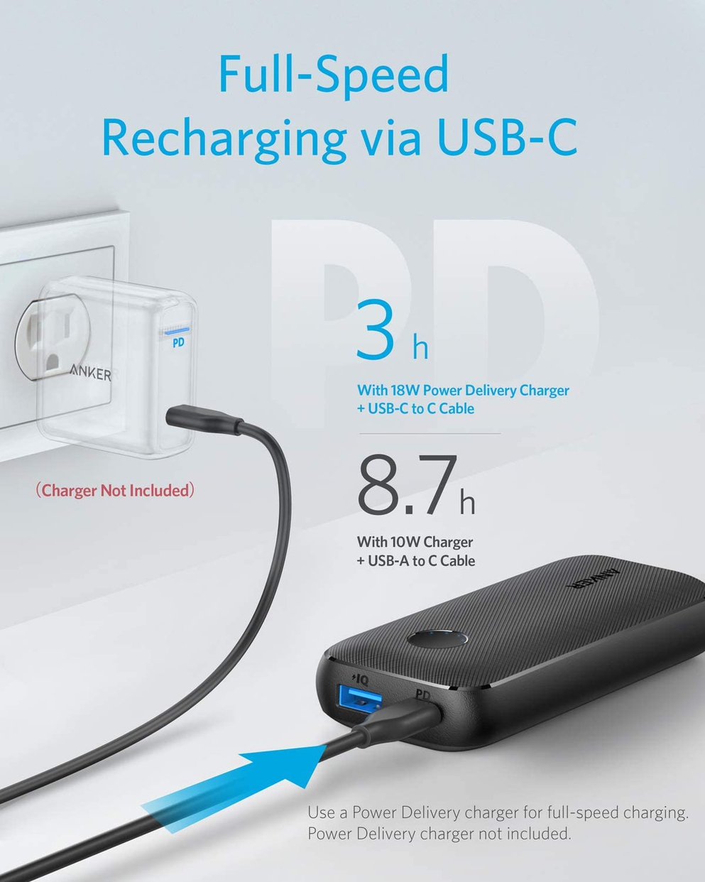 Anker(アンカー) PowerCore 10000 PD Redux A1239011の商品画像6 