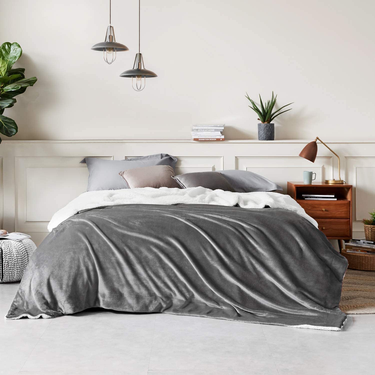 Bedsure 毛布 二枚合わせ シングルの商品画像2 