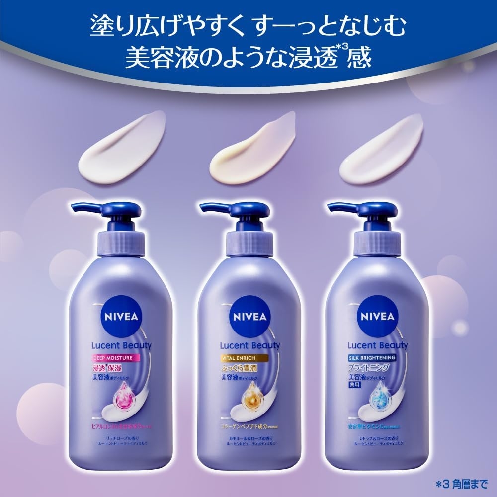 NIVEA(ニベア) ルーセントビューティ バイタルエンリッチふっくら豊潤美容液ボディミルクの商品画像5 