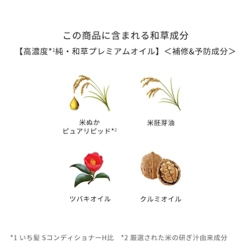 いち髪(ICHIKAMI) 和草オイルの商品画像6 