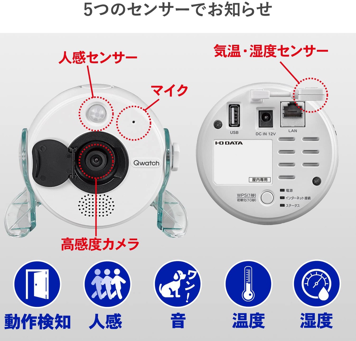 I-O DATA(アイ・オー・データ) Qwatch TS-WRLPの商品画像5 