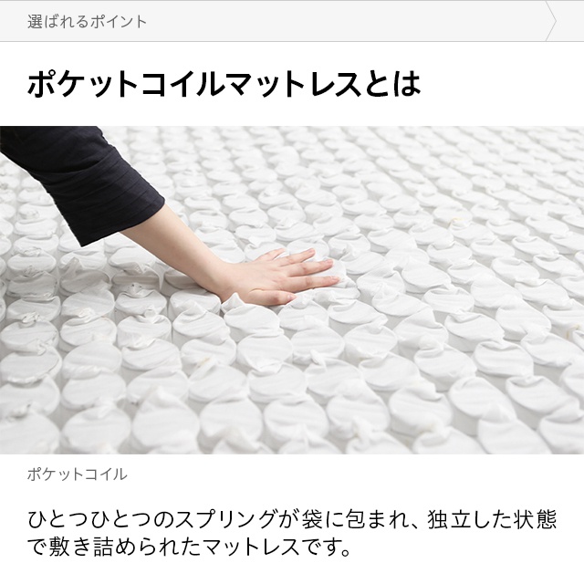 MODERN DECO(モダンデコ) ポケットコイルマットレスの商品画像4 