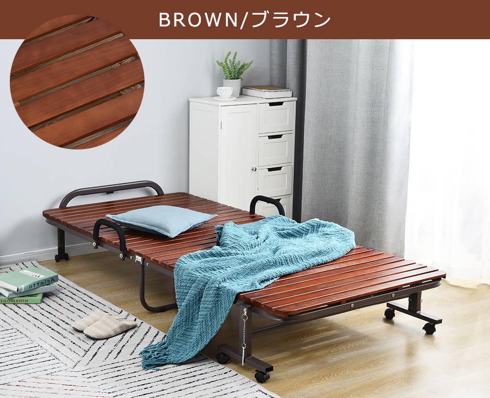 COOMO(コーモ) 折りたたみ すのこベッドの商品画像4 