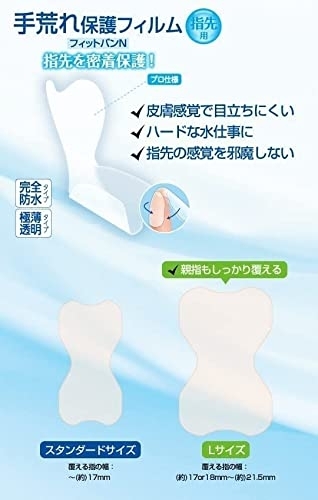東洋化学(TOYO KAGAKU) プロ仕様 手荒れ保護フィルム フィットバンN 指先用の商品画像4 
