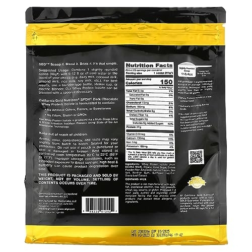 California Gold Nutrition ダークチョコレートホエイプロテインアイソレートの商品画像2 