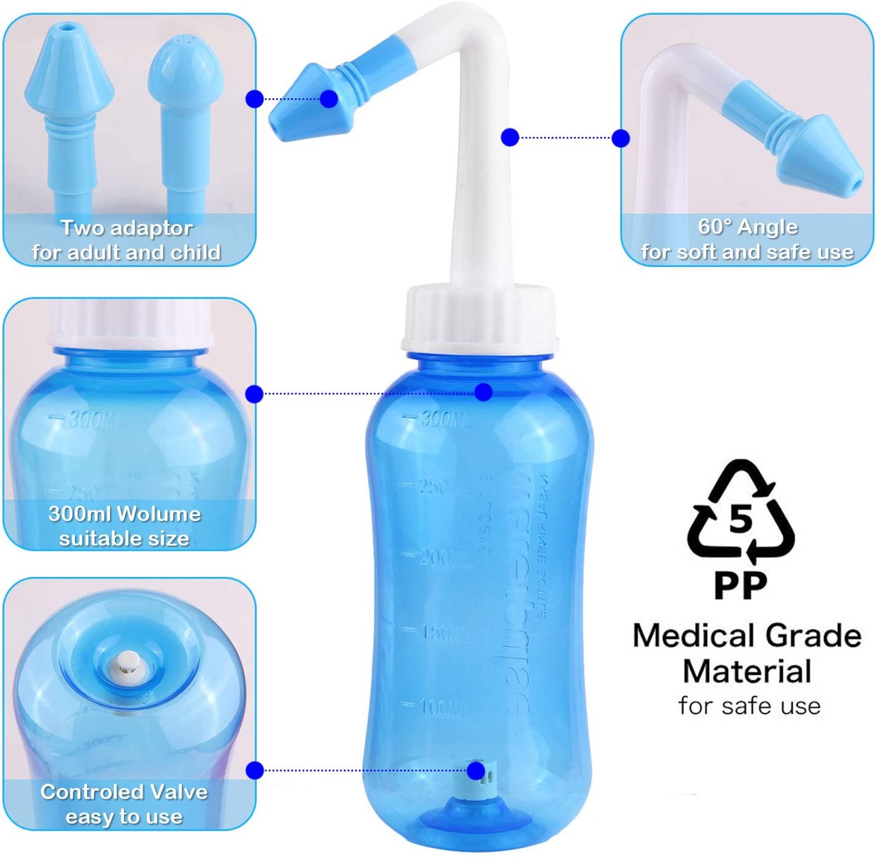 Waterpulse(ウォーターパルス) 鼻腔洗浄器 YT-300の商品画像2 