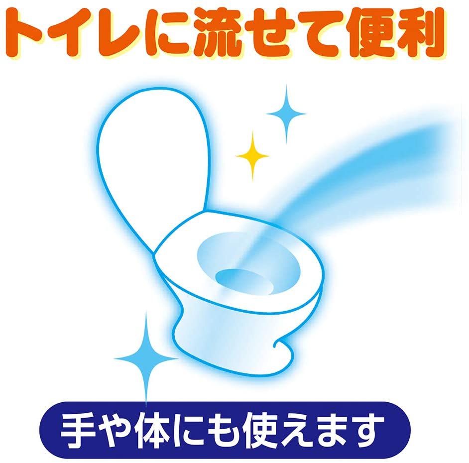 moony(ムーニー) おしりふき トイレに流せるタイプの商品画像4 