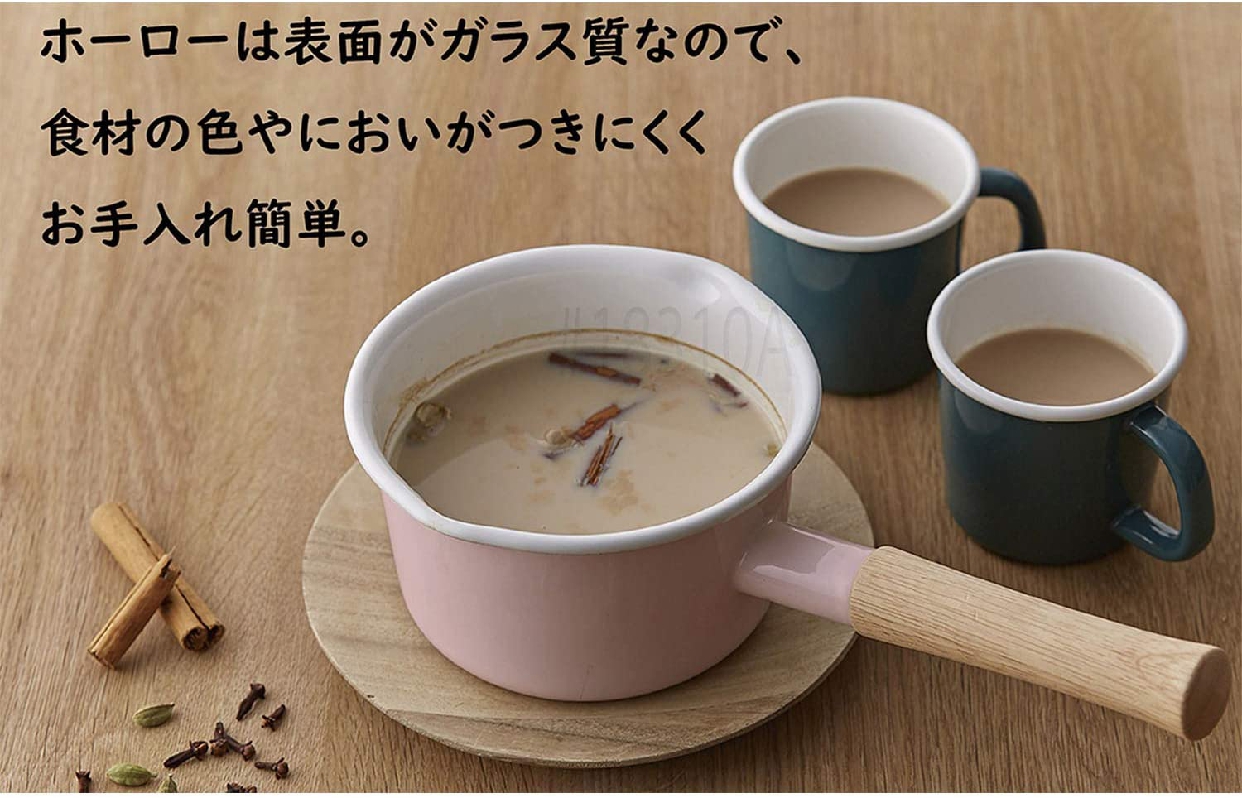 富士ホーロー(FUJIHORO) コットンシリーズ ミルクパン CTN14Mの商品画像10 