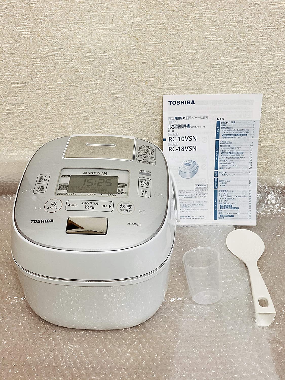東芝(TOSHIBA) 真空圧力IHジャー炊飯器 RC-10VSNの商品画像サムネ2 