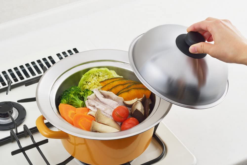 YOSHIKAWA(ヨシカワ) お鍋にのせて簡単蒸しプレート YJ2302の商品画像サムネ5 