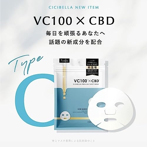 CICIBELLA(シシベラ) シートマスク VC100×CBDの商品画像サムネ2 