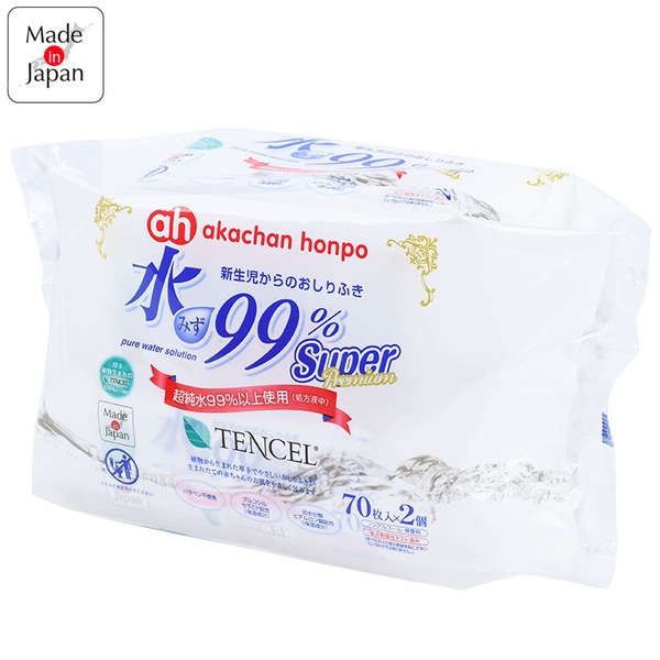 赤ちゃん本舗 水99％ Super おしりふき プレミアムの商品画像1 