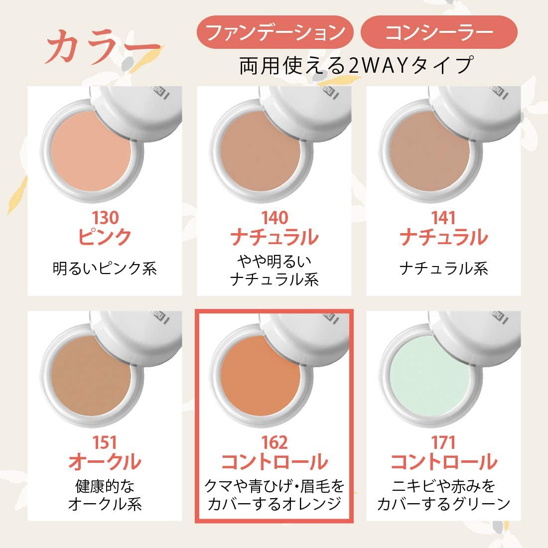 メイコー化粧品(MEIKO) ナチュラクター カバーフェイスの商品画像サムネ6 
