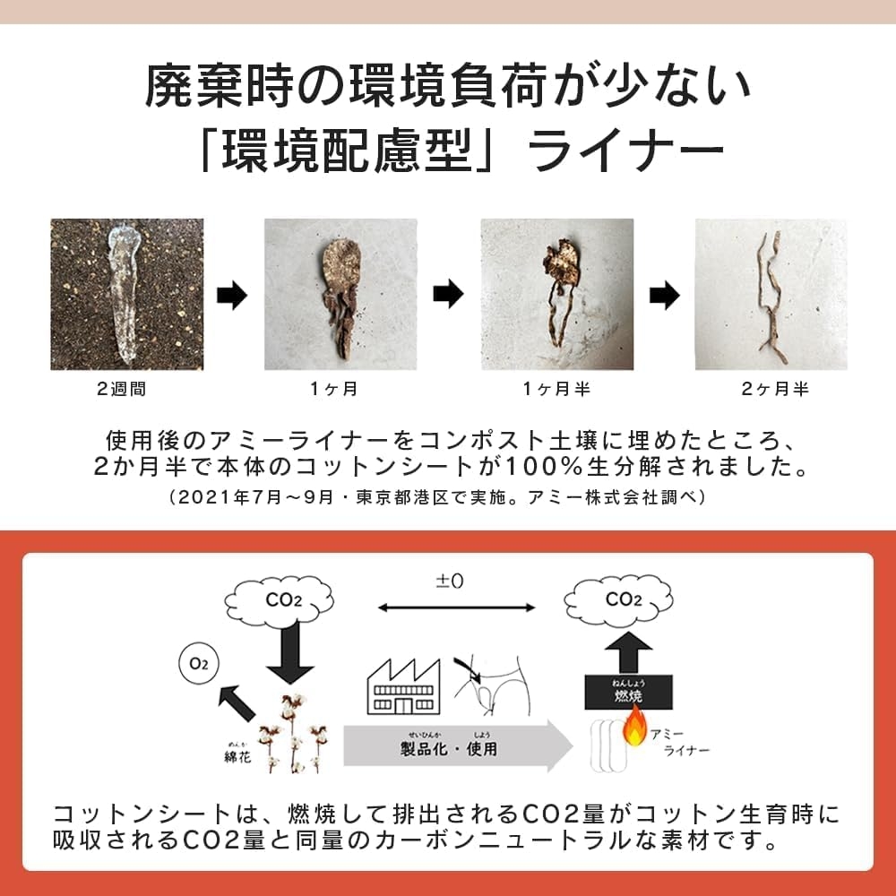 amiee(アミー) コットンライナーの商品画像8