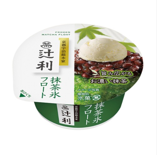 アイスクリームおすすめ商品：FamilyMart(ファミリーマート) 明治 辻利 抹茶氷フロート