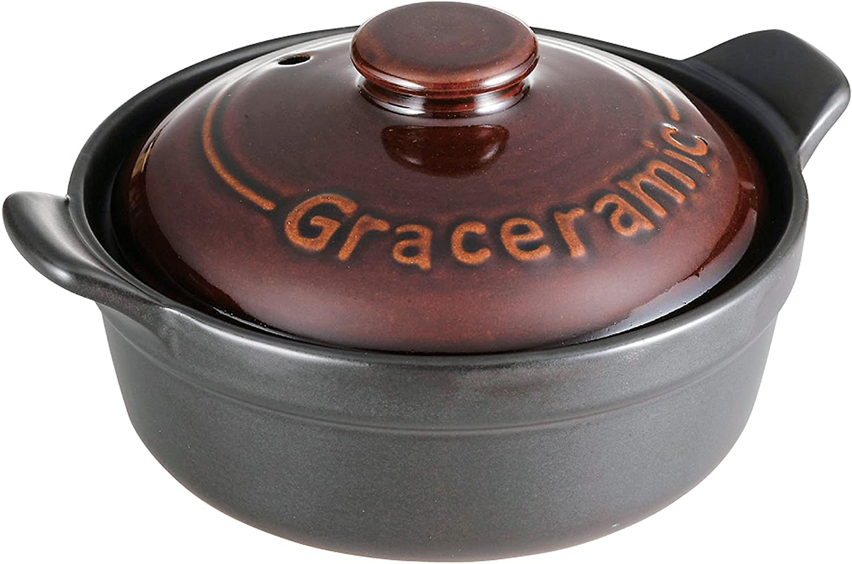 カクセー 電子レンジ炊飯土鍋 Gracramic