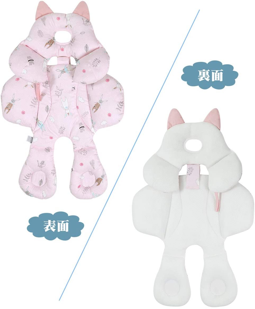 Shinnwa(シンワ) 100%綿+3Dメッシュ素材 ベビーカークッションの商品画像6 