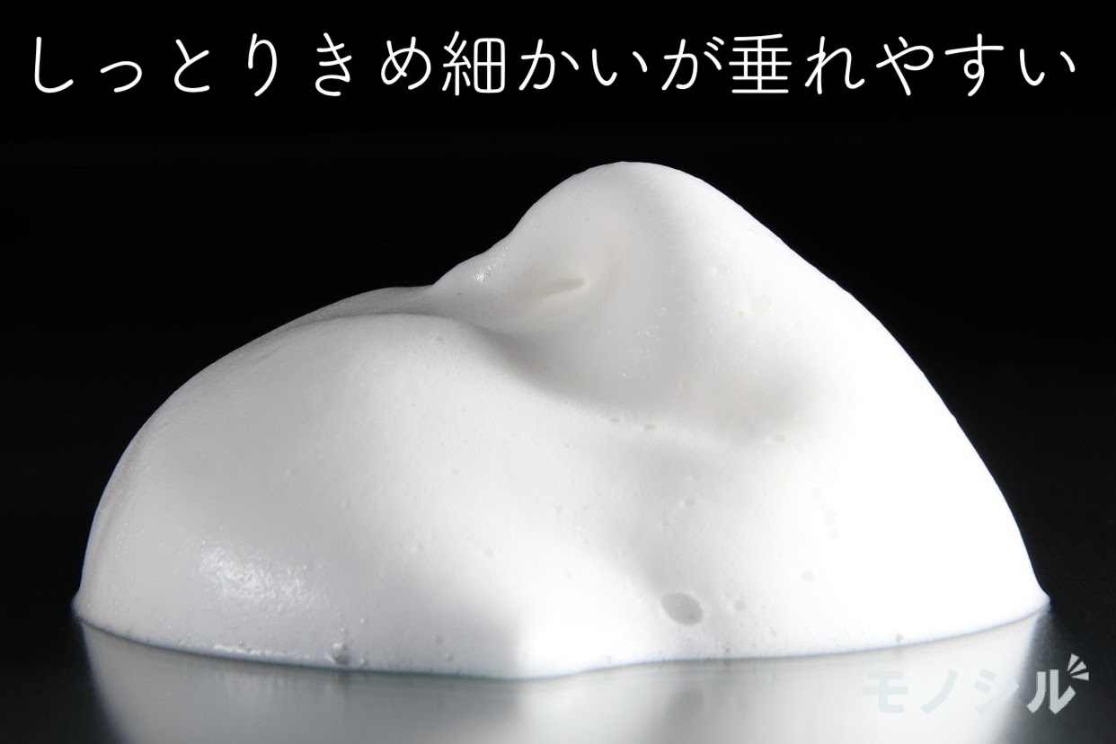 ROSETTE(ロゼット) 江戸こすめ 米ぬか洗顔の商品画像サムネ4 商品で作った泡とその説明