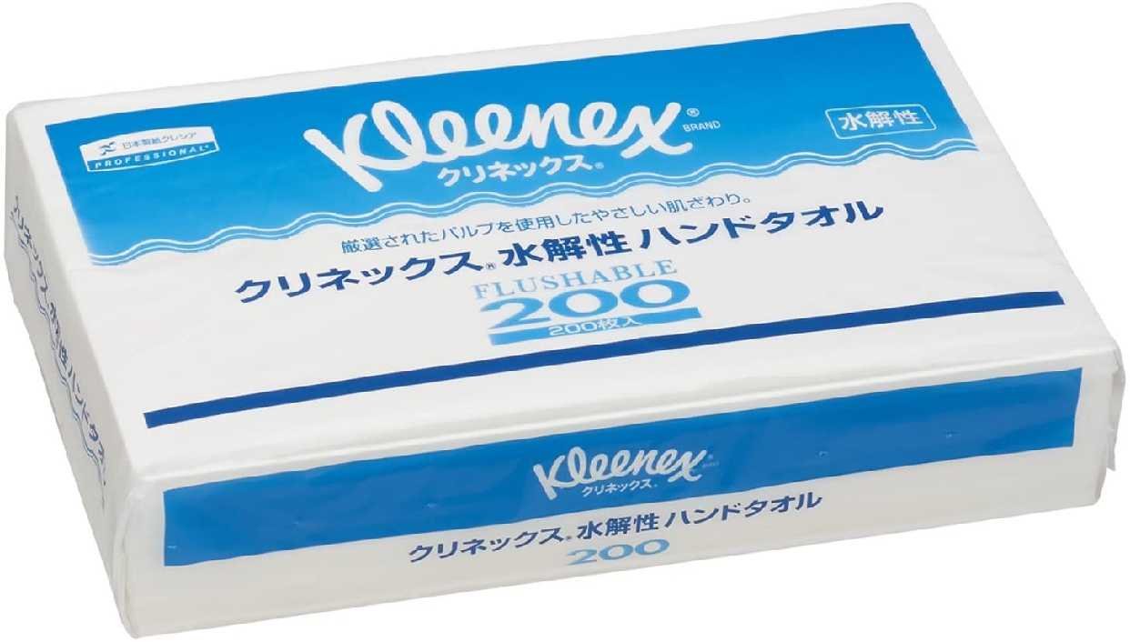 Kleenex(クリネックス) 水解性 ハンドタオル200 200枚の商品画像1 