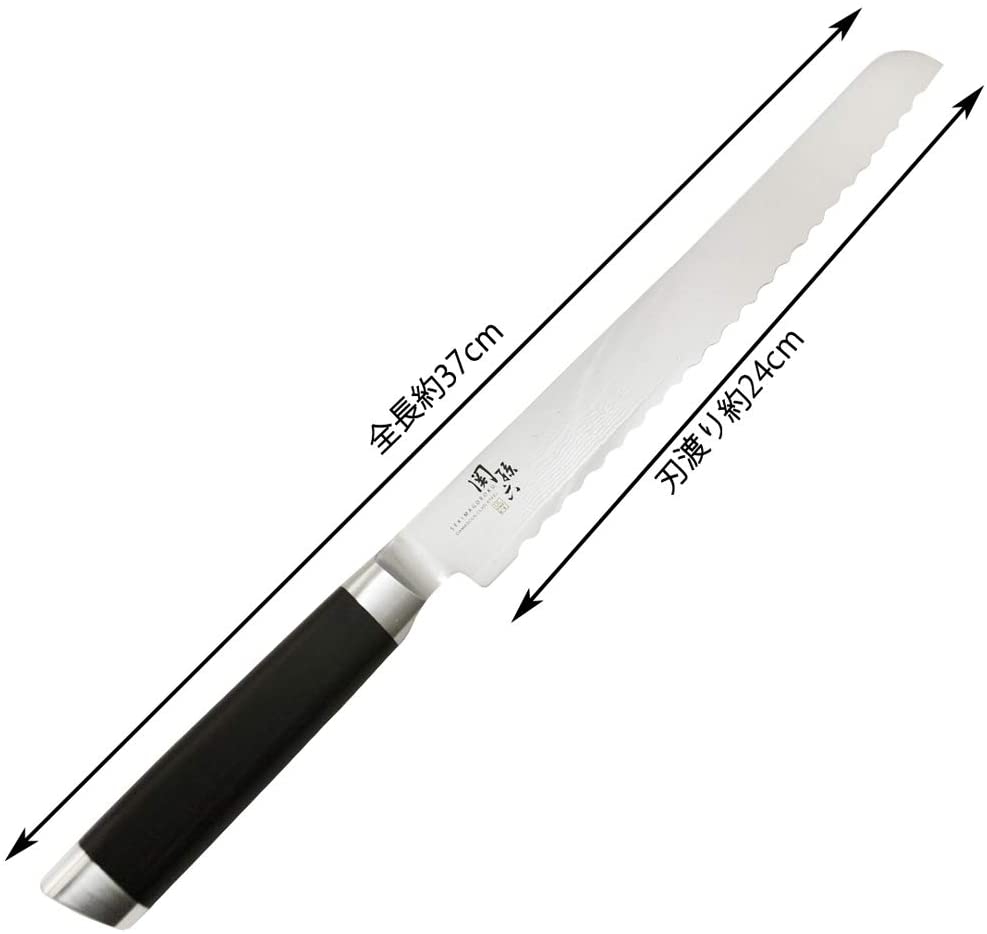 貝印(KAI) 関孫六 ダマスカス パン切りナイフ 240mm AE5207の商品画像サムネ5 