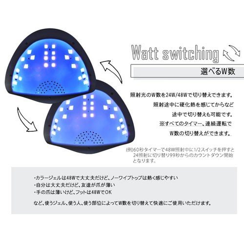 zecca(ゼッカ) LED & UV ネイルライトの商品画像4 