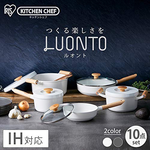 LUONTO(ルオント) フライパン・なべ10点セット LUO-SE10の商品画像サムネ2 